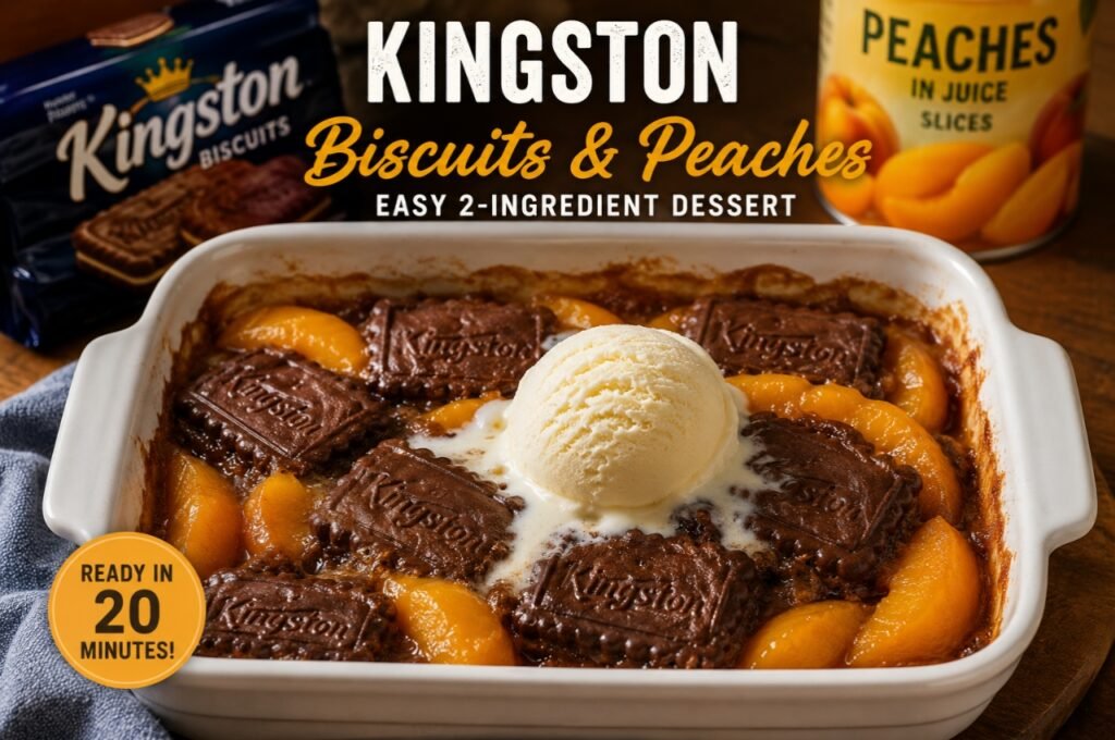 Kingston Biscuits and Peaches Recipe