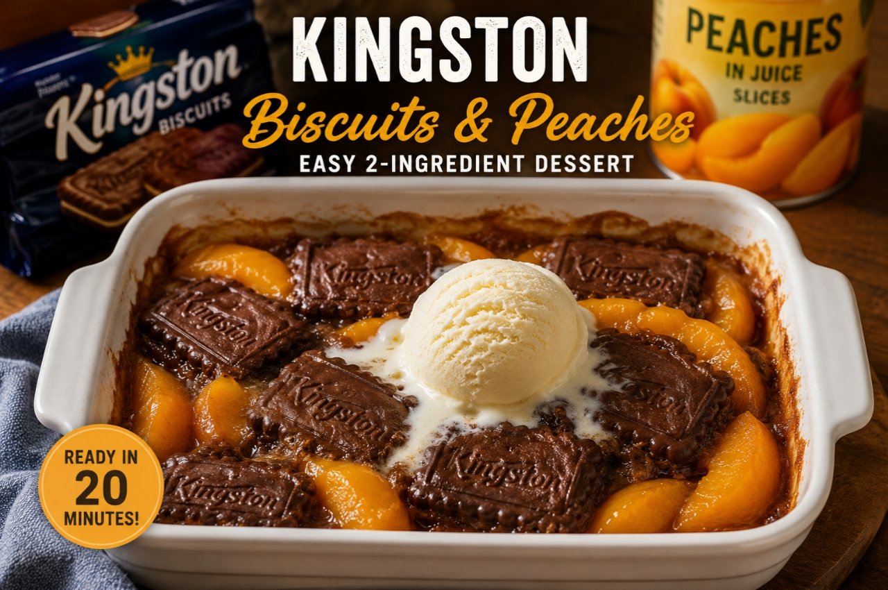 Kingston Biscuits and Peaches Recipe