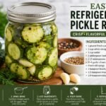 Refrigerator Pickle Recipe: Easy, Crisp, and Flavorful Homemade Pickles