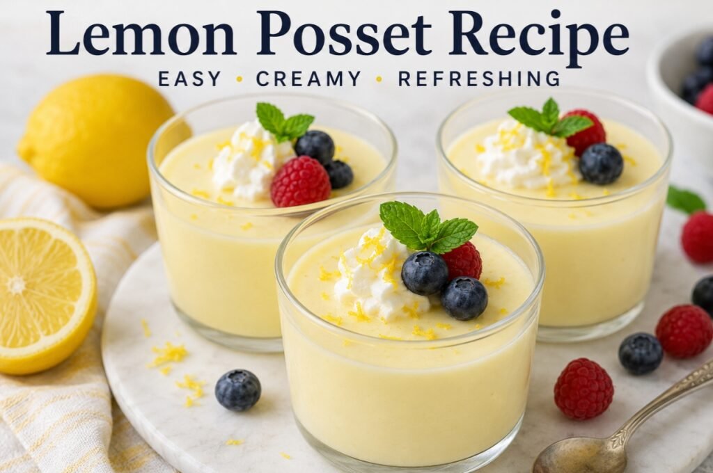 lemon posset recipe