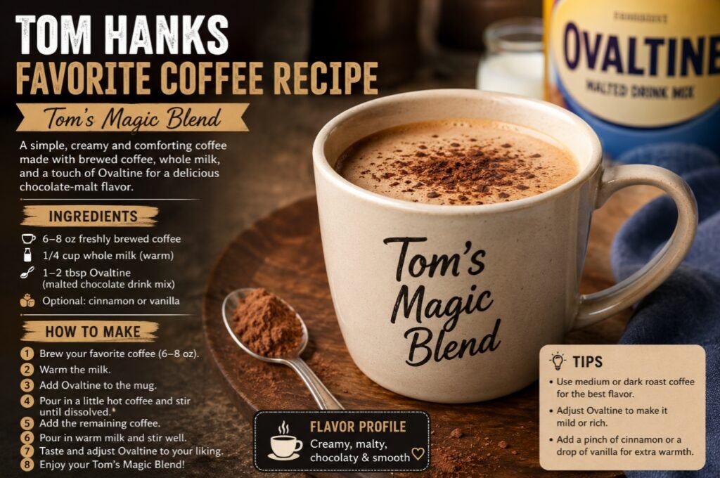 tom hanks favorite coffee recipe