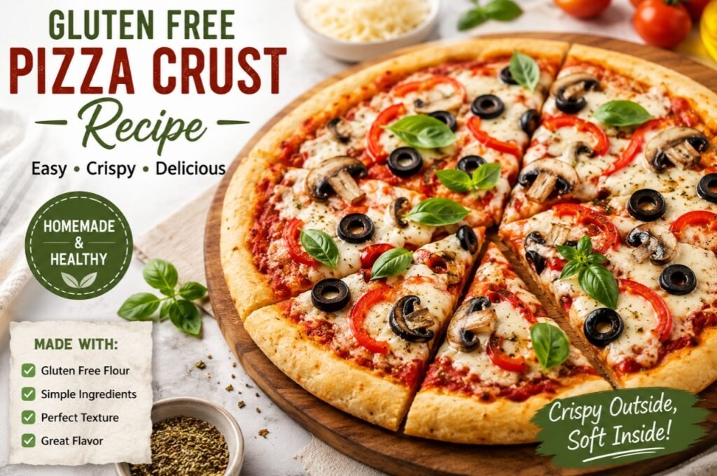 Gluten Free Pizza Crust Recipe – Easy, Crispy & Homemade