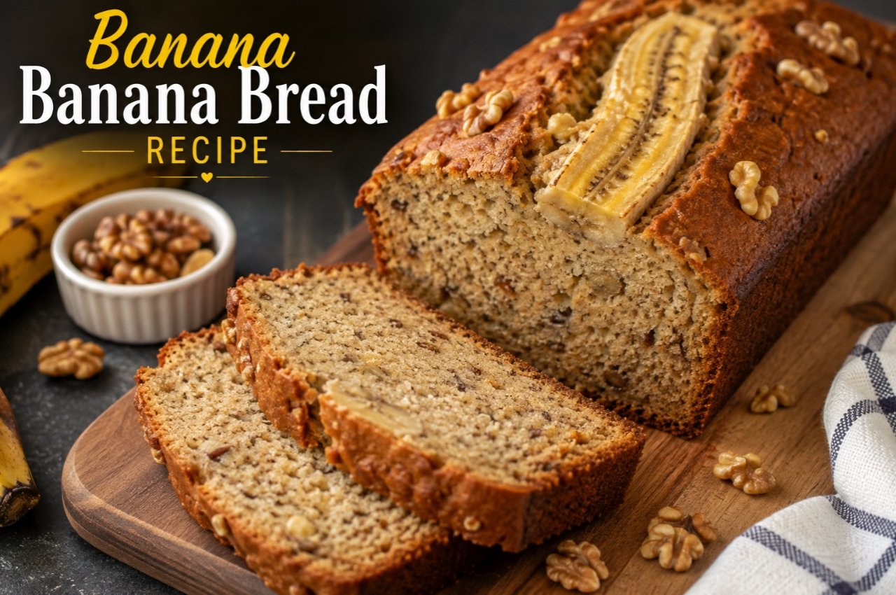 Banana Banana Bread Recipe